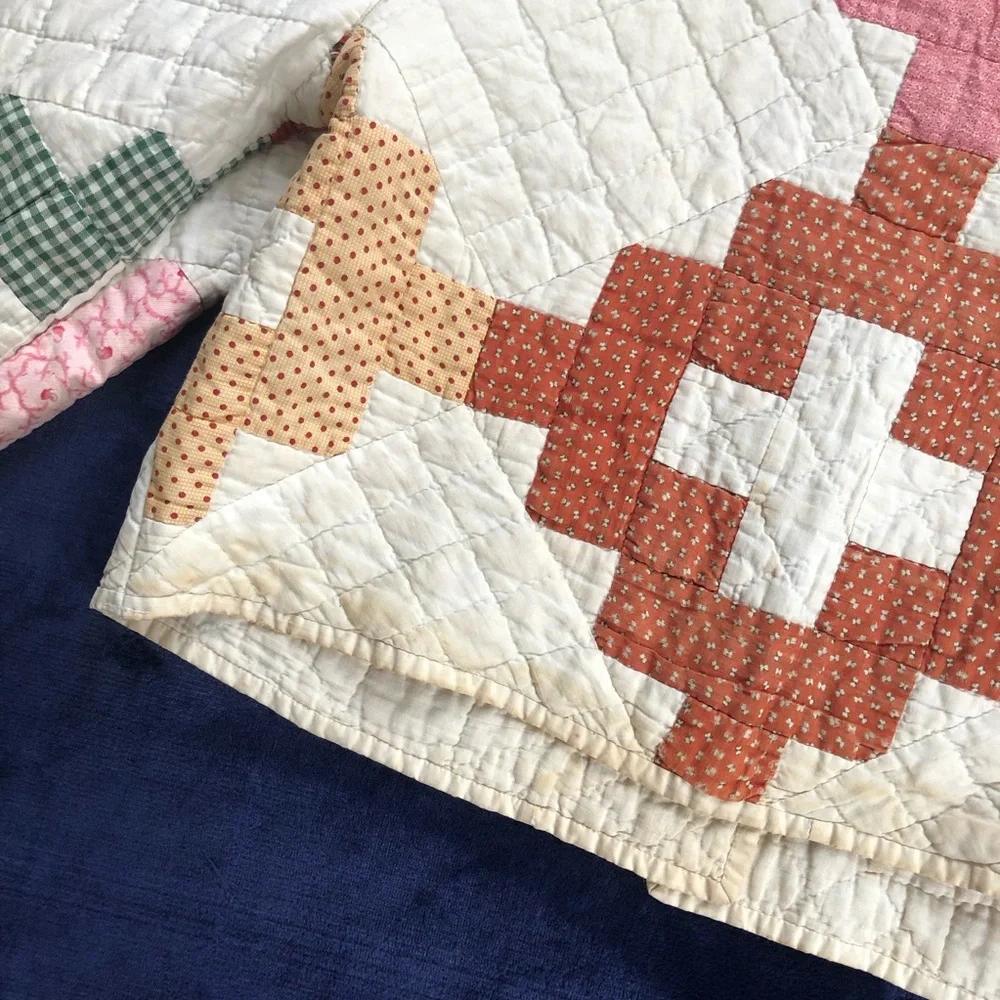 THE LUDLOW SHOP brand new rare 1800s friendship quilt crop coat small medium S/M - Picture 12 of 15